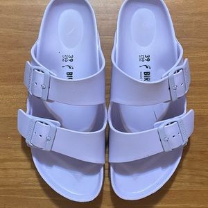 Birkenstock Arizona Essential EVA purple fog beach sandals